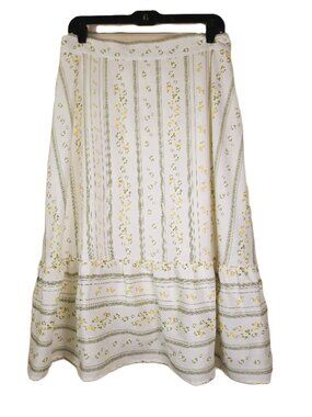 Antonio Melani Cottagecore Floral Midi Skirt 10